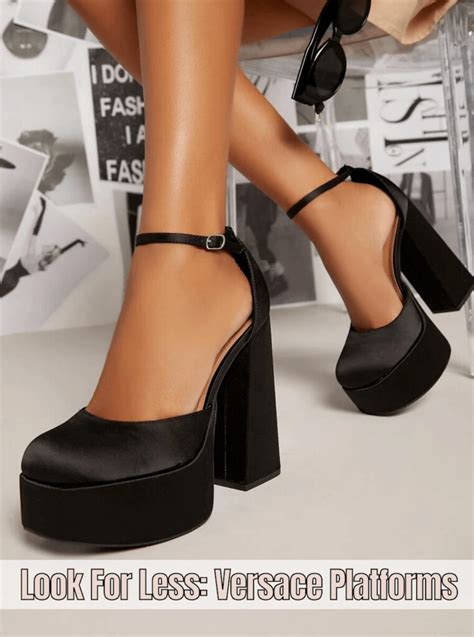 versace platform heels dupe|versace platform pump dupes.